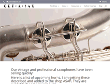 Tablet Screenshot of getasax.com